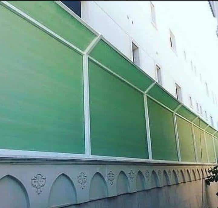 أسوار قماش الرياض | سواتر قماش متحركة للحدائق والاستراحات